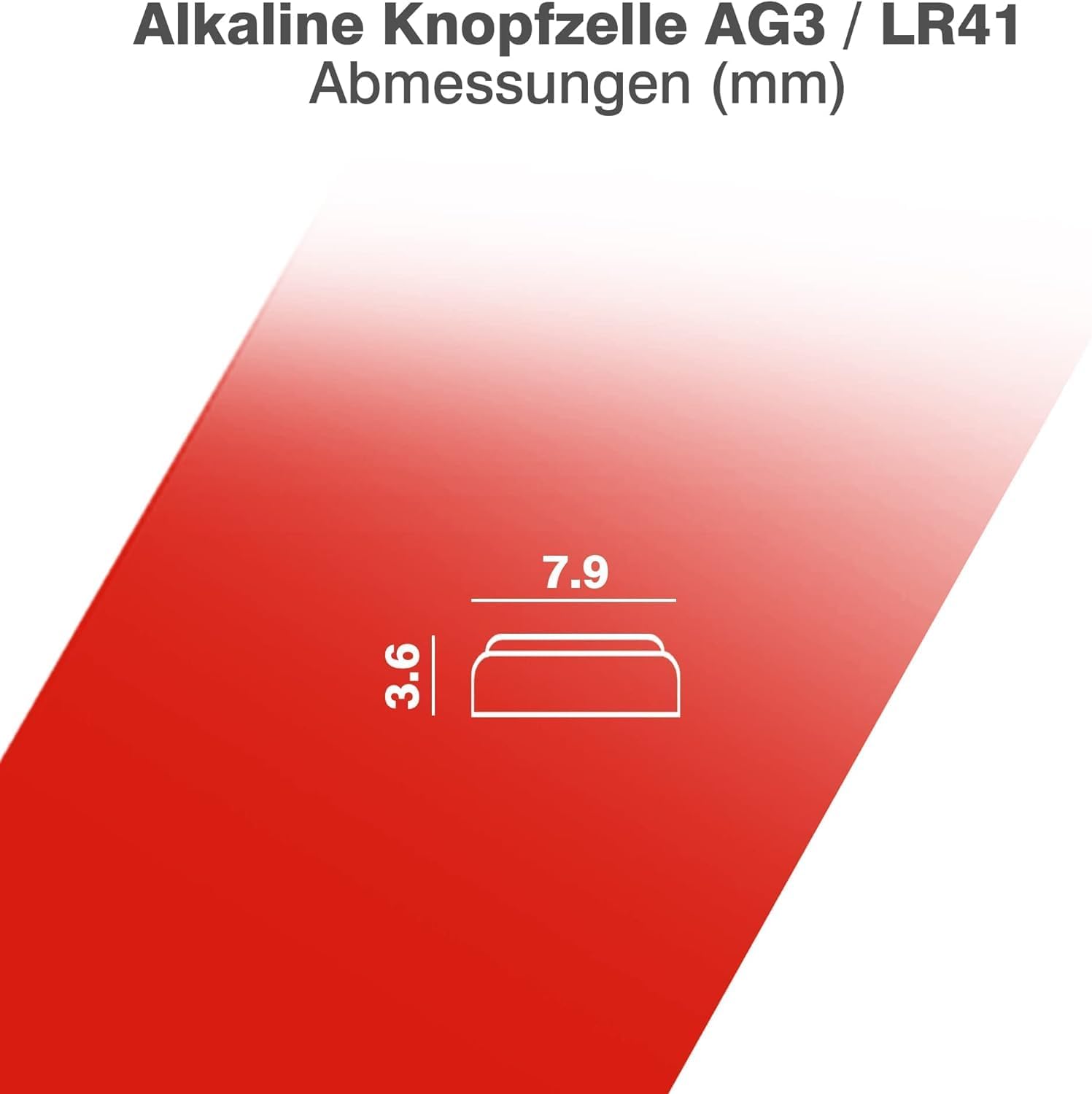 Camelion AG3/LR41/LR736/392, Alkaline Button Cell Batteries Pack of 10 - Image 4