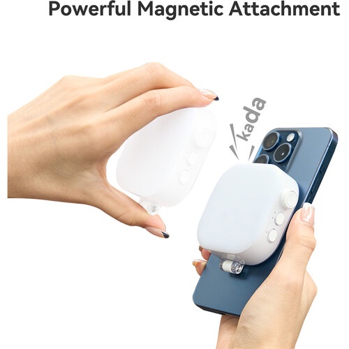TELESIN Magnetic Ice Cube RGB Light for Magnetic Smartphones P5-BGD-03 - Image 9